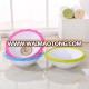 Two size colorful round plastic washbasin baby bath washbowl wash basin for kids